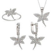 Silver Dragonfly Women Set